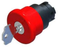 Comepi ECX Gomba nyomógomb, reteszelhető, fi40mm, IP65, piros (ECX4145) (ECX4145)