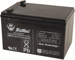 DIAMEC akkumulátor 12 Ah, 12 V