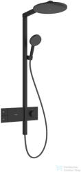 Hansgrohe RAINDANCE ALIVE S 1 jet termosztátos zuhanyrendszer, matt fekete 24582670 (24582670)