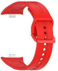 Xiaomi Redmi Watch 5, szilikon pótszíj, állítható, piros