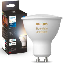 Philips LED izzó GU10 5W CCT PHILIPS HUE White & Ambiance Bluetooth Zigbee (8719514339903)