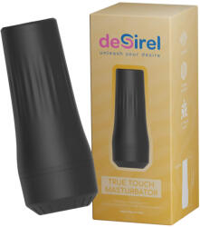 Desirel True Touch - élethű vibrációs műpunci (natúr-fekete) (5999576180436)