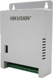 Hikvision DS-2FA1205-C8 Kapcsolóüzemű tápegység, 8x 12 VDC/1 A kimenet, (5A), falra szerelhető