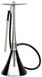 Oduman Orion Hookah Silver Body-Black Glass