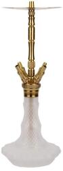 WD Hookah Lace Gold Frozen Glass