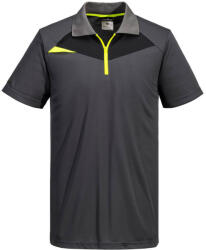 Portwest DX410 galléros póló szürke színben (PW-DX410MGRM)