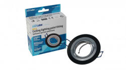 LED Labs Ceiling lighting point fitting MULO round adjustable black brushed (LAB-20-1210-09)