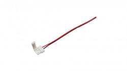 LED Labs LED tape connector 10mm - 1 side latch, wired (LAB-24-3100-04)