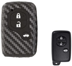  Toyota 3 gombos szilikontok karbon (STO089KA)