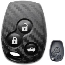  Dacia 3 gombos szilikontok karbon (SRE010KA)