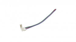 LED Labs RGB LED tape connector 10mm - 1 side latch, wired (LAB-24-2100-07)