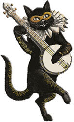 Editor Képeslap 11, 5x17, 4 cm Iconnes Zenész (AAD535)