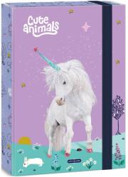 Ars Una A4 Cute Animals - egyszarvú füzettartó box (50854486)