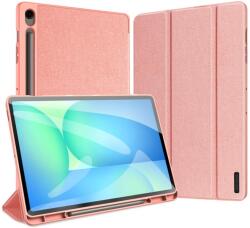 Dux Ducis DOMO Összecsukható tok Samsung Galaxy Tab S10 FE+ -hoz rózsaszín