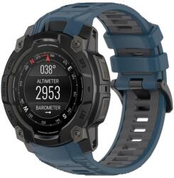 SPORTS Cserélhető szilikon szíj Garmin Instinct 3 45mm BLUE SZÜRKE
