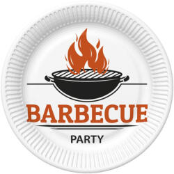 Pol-Mak Barbecue Party papírtányér 8 db-os 22, 7 cm PKK766748 (PKK766748)