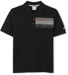 HUGO BOSS gyerek póló fekete, nyomott mintás, J52013 - fekete 150