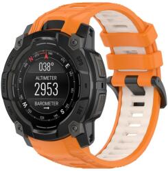  SPORTS Cserélhető szilikon szíj Garmin Instinct 3 50mm ORANGE STARLIGHT