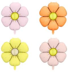 PartyDeco Fólia lufi - Margaréták mix 45 cm