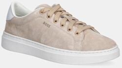HUGO BOSS velúr sportcipő Kieran bézs, női, 50541646 - bézs Női 40