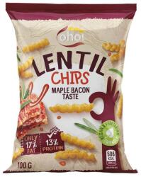 oho! Lencse Chips Juharszirup - Bacon Ízű, 100gr (Oho! )