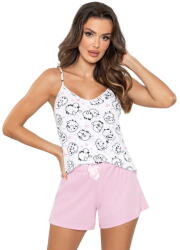 Donna Pijama dama DONNA SHEEP TOP alb-roz: L (31377 L)