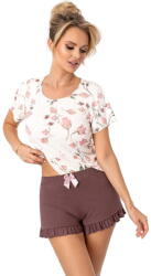 Donna Pijama dama DONNA AMARIS SHORT ecru-maro: L (31374 L)