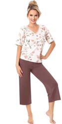 Donna Pijama dama DONNA AMARIS 3/4 ecru-maro: M (31373 M)