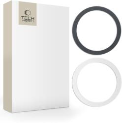 Tech-Protect TP1295 Tech-Protect Magmat univerzális mágneses gyűrű, MagSafe, 2db, Fekete/Ezüst (TP1295) (TP1295)