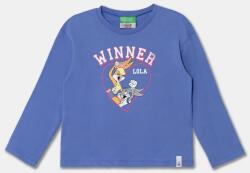 Benetton gyerek pamut hosszú ujjú felső x Looney Tunes lila, 3ATNG10HG - lila 82