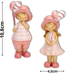 Nyomtatott dekorkarton - Gyerekek lufikkal 2db/csomag - kosarbolt