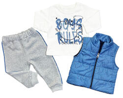 Baby 3részes babaruha szett - Boys, kék Méret: 74 (6-9hó)