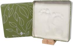 Petit Artichaut Cutie cu kit amprenta pentru bebelusi Square - Olive Tree - Petit Artichaut