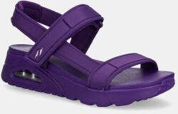 Skechers szandál UNO lila, női, éksarkú, 119814 - lila Női 39