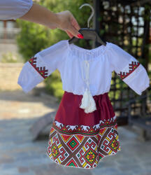 Ie Traditionala Kids Rochita stilizata cu motive traditionale Laura 10
