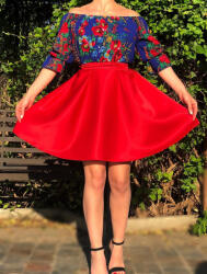 Ie traditionala Rochie eleganta Bujori 2