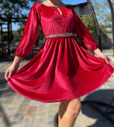 Ie traditionala Rochie eleganta din catifea Cati