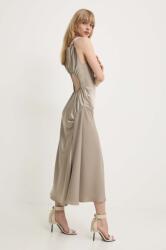 Moschino Jeans ruha sárga, maxi, harang alakú, 0460.8229 - arany 38