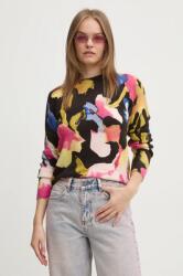 Desigual pulóver ABBOTSFORD könnyű, női, fekete, 24WWJF49 - fekete M