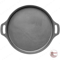  Öntöttvas Pecsenyesütő - Ø 43 cm - Mély, borda nélkül