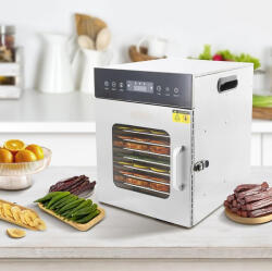 TEHNO MS Deshidrator universal alimente model FD-10 , Uscare eficienta E i naturala pentru un stil de viata sanatos (TMS221.1) Uscator de fructe