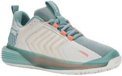 K Swiss Ultrashot 3 - blanc de blanc/nile blue/desert flower - Fehér