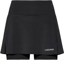 Head Club Basic Skort Long W - black - Fekete
