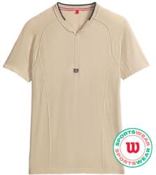 Wilson Players Seamless Zip Henley 2.0 - Bézs
