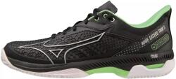 Mizuno Wave Exceed Tour 5 AC - black/silver/techgreen - Fekete, Zöld, Ezüst
