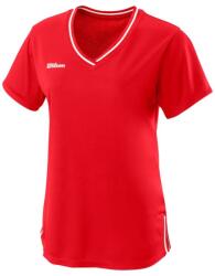Wilson Team II V-Neck W - Piros