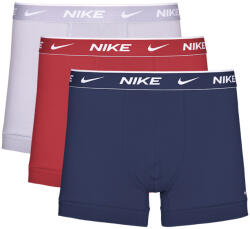 Nike Everyday Cotton Stretch Trunk 3P - team red/wolf grey/obsidian - Többszínű