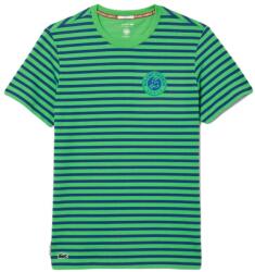 Lacoste Unisex Ultra-Dry Sport Roland Garros Edition T-shirt - navy blue/green - Zöld