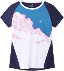 Australian Ace T-Shirt With Print In Front - blue cosmo - Kék, Többszínű