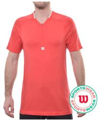 Wilson Players Seamless Zip Henley 2.0 - infared - Piros